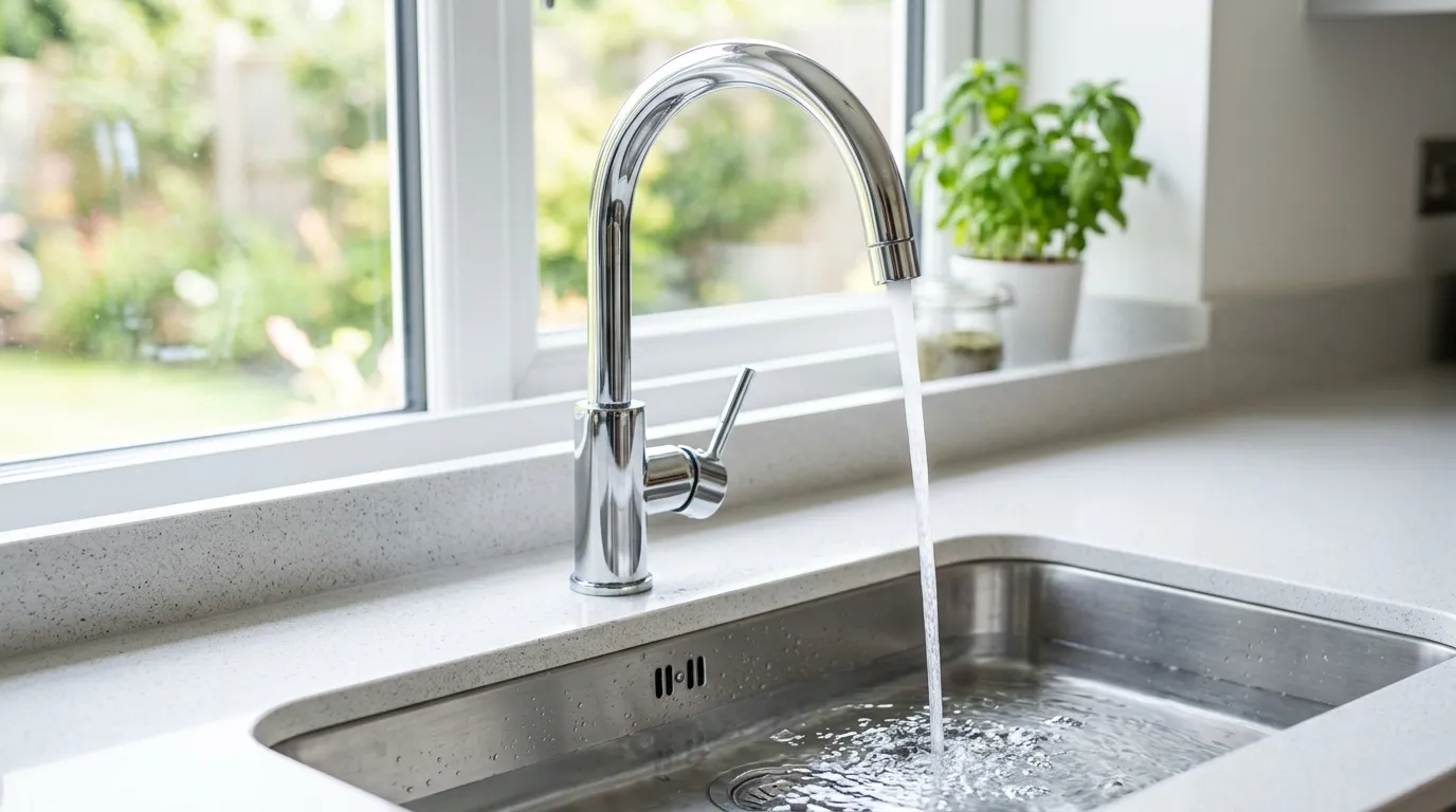 Local Plumbing Master Pros same day plumber fixing a faucet in Mapleton, KS